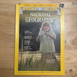 Vintage National Geographic Magazine November 1973 Florida Barnacles Turkomans